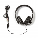 PC-headset | Over-ear | Mikrofon | Dubbel 3.5 mm kontaktdon