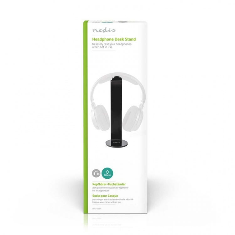 Stativ för hörlurar | ABS | 87 x 244 mm | Svart