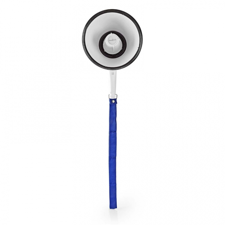 Nedis Megafon | Maximal räckvidd: 250 m | Maximal volymkontroll: 115 dB | Inbyggd mikrofon | Inbygd siren | Inspelningsfunktion | Blå / Vit Nedis Megafon | Maximal räckvidd: 250 m | Maximal volymkontroll: 115 dB | Inbyggd mikrofon | Inbygd siren | Inspelningsfunktion | Blå / Vit