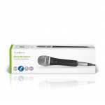 Nedis Trådad Mikrofon | Kardioid | Avtagbar kabel | 5.00 m | 50 Hz - 15 kHz | 600 Ohm | -72 dB | På / av-knapp | Resväska ingår | Metall | Grå / Svart Nedis Trådad Mikrofon | Kardioid | Avtagbar kabel | 5.00 m | 50 Hz - 15 kHz | 600 Ohm | -72 dB | På / av-knapp | Resväska ingår | Metall | Grå / Svart