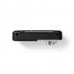 Nedis FM-radio | Portabel design | FM | Batteridriven / Strömadapter | Analog | 2.4 W | Svart Vit Skärm | Hörlursuttag | Bärhandtag | Svart / Vit