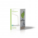Nedis LED Bordslampa | Dimbar | 280 lm | Uppladdningsbara | Peka på funktion | Vit