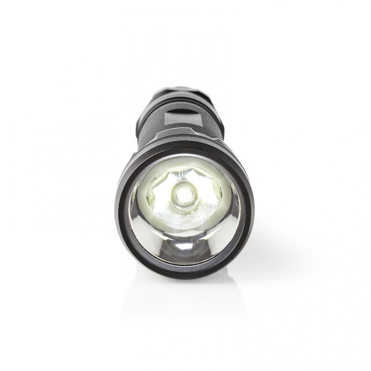 Nedis LED ficklampa | Batteridriven | 4.5 V DC | 10 W | 3x C/LR14 | Angivet ljusflöde: 500 lm | Belysningsräckvidd: 250 m | Strålvinkel: 9.5 °