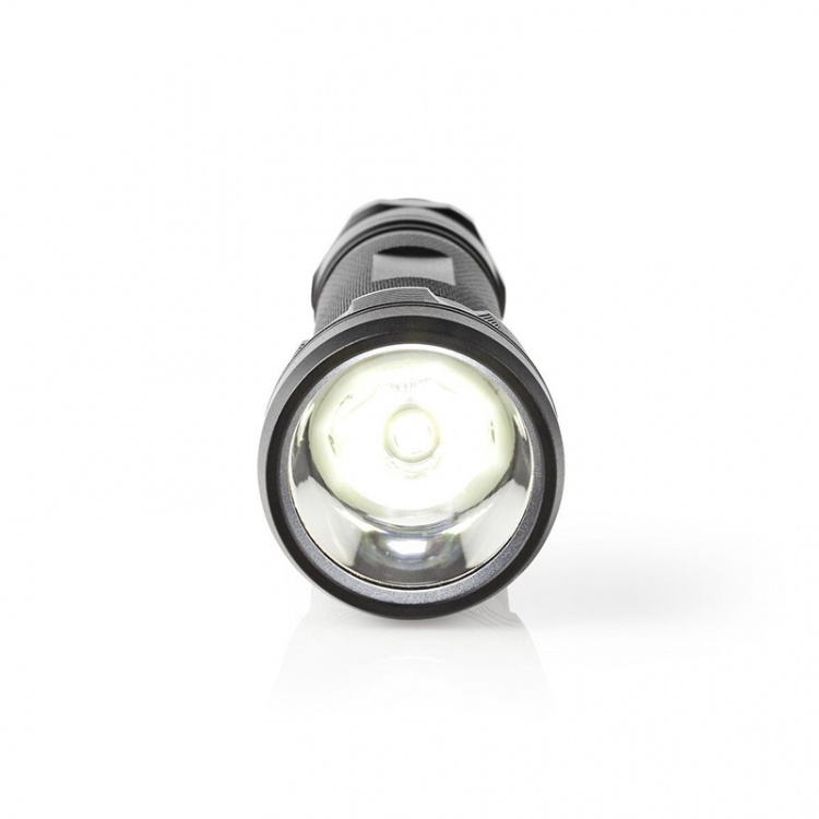 Nedis LED ficklampa | Batteridriven | 4.5 V DC | 10 W | 3x C/LR14 | Angivet ljusflöde: 500 lm | Belysningsräckvidd: 250 m | Strålvinkel: 9.5 °