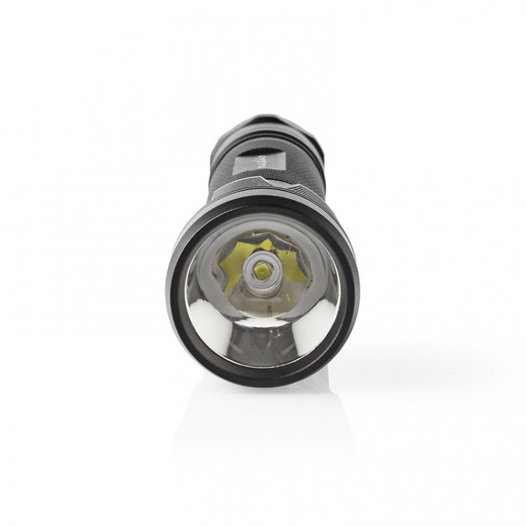 Nedis LED ficklampa | Batteridriven | 4.5 V DC | 10 W | 3x C/LR14 | Angivet ljusflöde: 500 lm | Belysningsräckvidd: 250 m | Strålvinkel: 9.5 °