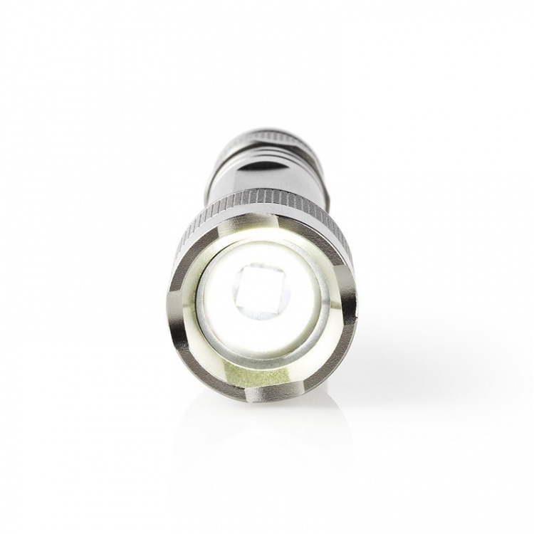 Nedis LED ficklampa | Batteridriven | 4,5 V | 3 W | 2x AA | batterier medföljer | Angivet ljusflöde: 150 lm | Belysningsräckvidd: 120 m | Strålvinkel: 46.1 ° | 10000 Switching Cykler Nedis LED ficklampa | Batteridriven | 4,5 V | 3 W | 2x AA | batterier medföljer | Angivet ljusflöde: 150 lm | Belysningsräckvidd: 120 m | Strålvinkel: 46.1 ° | 10000 Switching Cykler