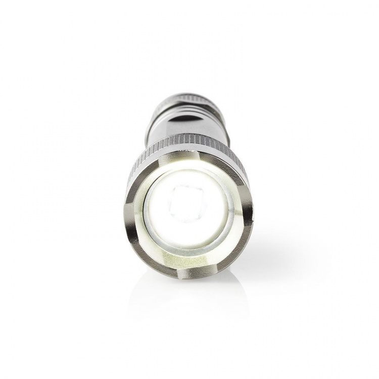 Nedis LED ficklampa | Batteridriven | 4,5 V | 3 W | 2x AA | batterier medföljer | Angivet ljusflöde: 150 lm | Belysningsräckvidd: 120 m | Strålvinkel: 46.1 ° | 10000 Switching Cykler Nedis LED ficklampa | Batteridriven | 4,5 V | 3 W | 2x AA | batterier medföljer | Angivet ljusflöde: 150 lm | Belysningsräckvidd: 120 m | Strålvinkel: 46.1 ° | 10000 Switching Cykler