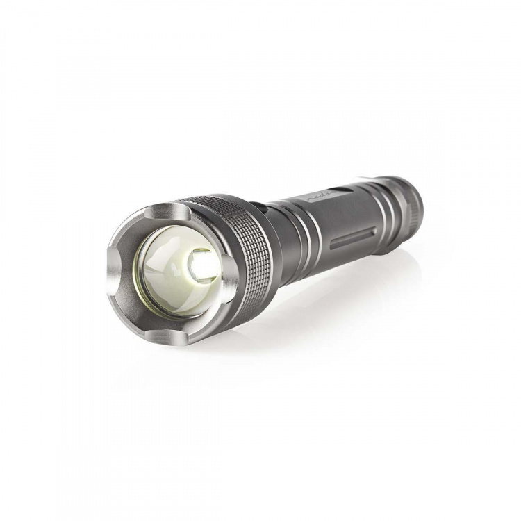 Nedis LED ficklampa | Batteridriven | 4.5 V DC | 10 W | 3x C/LR14 | Angivet ljusflöde: 500 lm | Belysningsräckvidd: 250 m | Strålvinkel: 9.5 ° Nedis LED ficklampa | Batteridriven | 4.5 V DC | 10 W | 3x C/LR14 | Angivet ljusflöde: 500 lm | Belysningsräckvidd: 250 m | Strålvinkel: 9.5 °