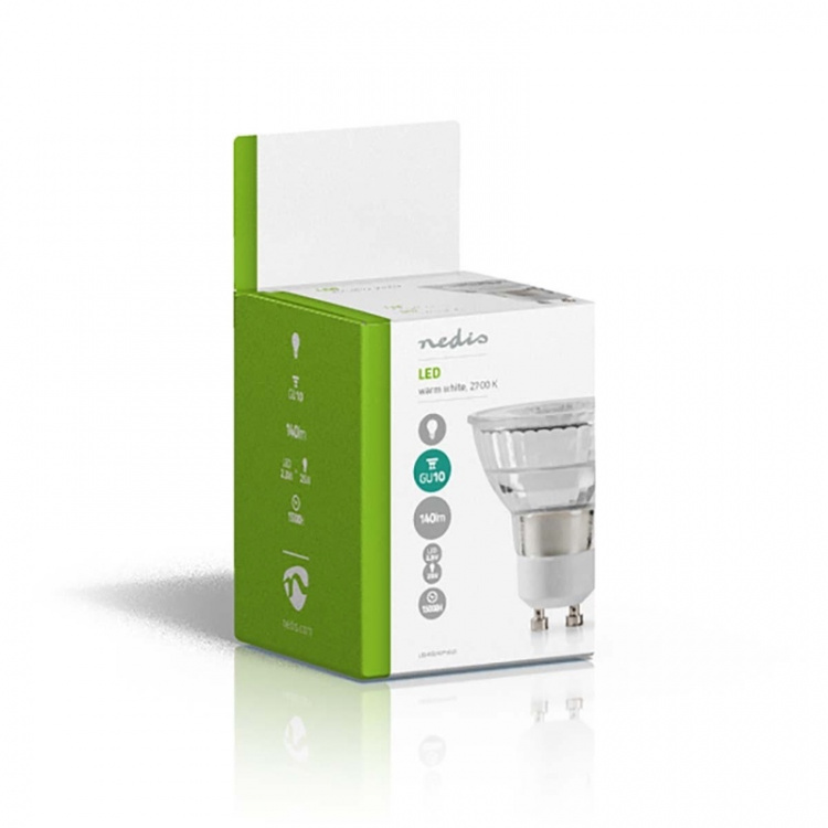 LED-Lampa GU10 PAR16 2.3 W 140 lm 2700 K