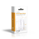 Nedis Mus | Trådbundet | 1000 dpi | Antal knappar: 3 | Höger- och vänsterhänt Nedis Mus | Trådbundet | 1000 dpi | Antal knappar: 3 | Höger- och vänsterhänt