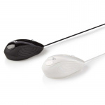 Trådansluten standardmus | 1 000 DPI | 3 knappar | Svart