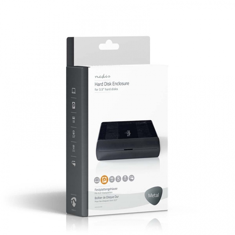 Hårddiskhölje | 3.5 tum | SATA II-anslutning | USB 3.0 | 5 Gbit/s