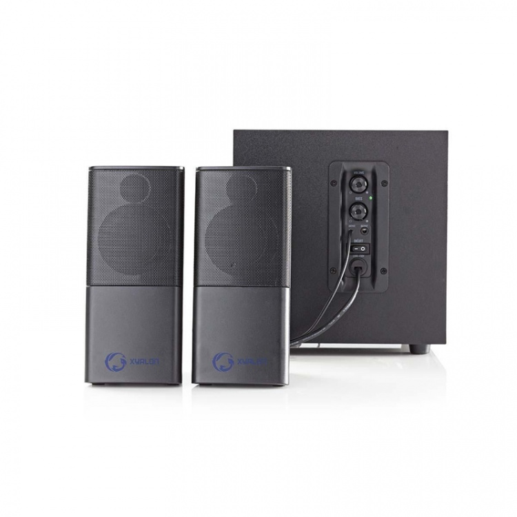 Nedis Gaming högtalare | Högtalarkanaler: 2.1 | USB ström | 3.5 mm Hane | 30 W | Utan Belysning | Volymkontroll