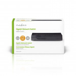 Nätverksswitch | 5 portar | 1 Gbit/s | LED-indikeringslampor