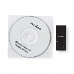 Trådlös USB-Adapter N300 2.4 GHz Wi-Fi Svart