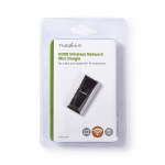 Trådlös USB-Adapter N300 2.4 GHz Wi-Fi Svart
