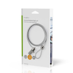 Nedis Notebook Lås | Låstyp: Siffra | 1.80 m | Zinc Alloy Nedis Notebook Lås | Låstyp: Siffra | 1.80 m | Zinc Alloy