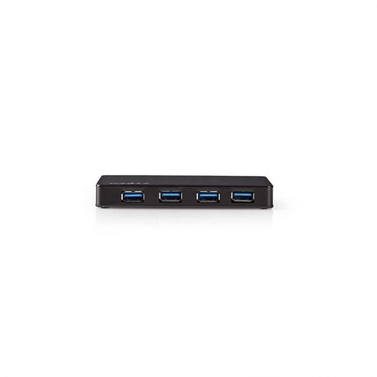 Nedis USB-hubb | USB-A Male | 4x USB A Female | 4-Port port(s) | USB 3.2 Gen 1 | Strömadapter / USB ström | 4x USB