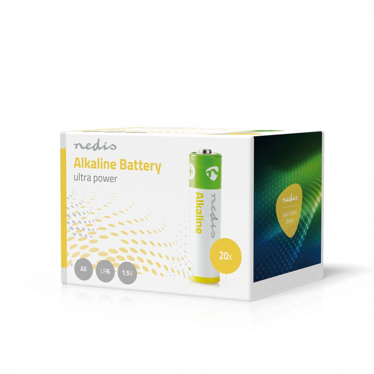Nedis Alkaline Batteri AA | 1.5 V DC | 20-Pack Nedis Alkaline Batteri AA | 1.5 V DC | 20-Pack