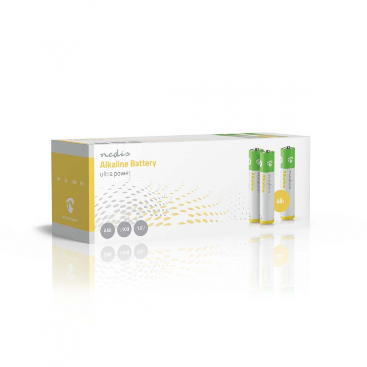 Nedis Alkaline Batteri AAA | 1.5 V DC | 48-Pack