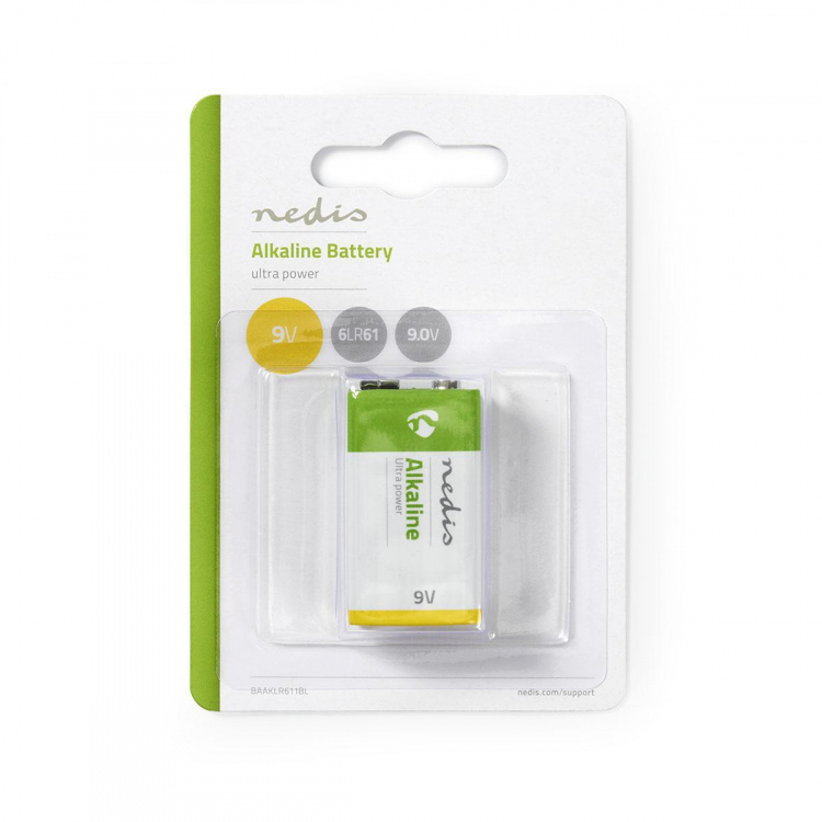 Nedis Alkaline batteri 9V | 6LR61 | 1-Pack