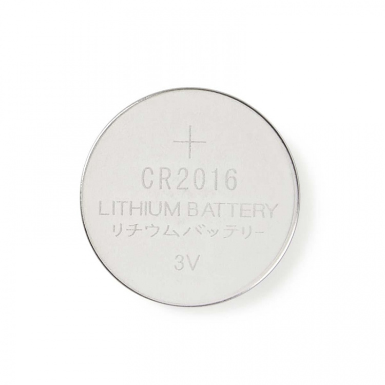 Nedis Lithium knappcellsbatteri CR2016 | 3 V DC | 5-Pack Nedis Lithium knappcellsbatteri CR2016 | 3 V DC | 5-Pack