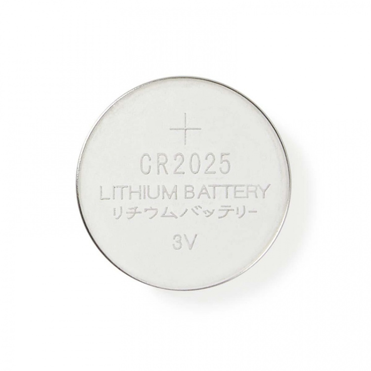 Nedis Lithium knappcellsbatteri CR2025 | 3 V DC | 5-Pack