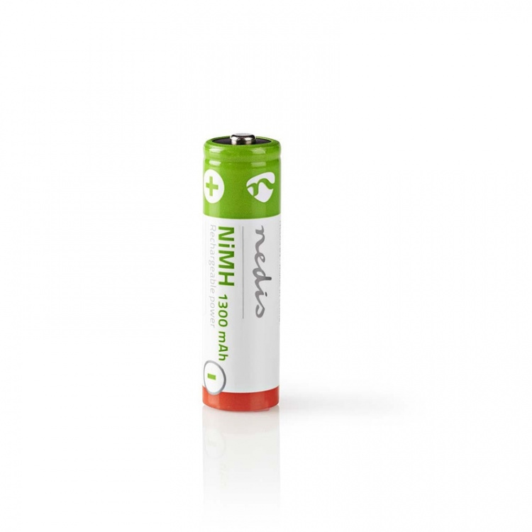 Nedis Laddningsbara Ni-MH-batteri AA | 1.2 V DC | 1300 mAh | 4-Pack