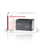 Nedis Uppladdningsbart blybatteri | Bly-syra | Uppladdningsbara | 12 V | 12000 mAh Nedis Uppladdningsbart blybatteri | Bly-syra | Uppladdningsbara | 12 V | 12000 mAh