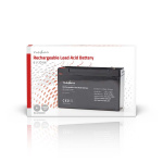 Nedis Uppladdningsbart blybatteri | Bly-syra | Uppladdningsbara | 6 V | 10000 mAh