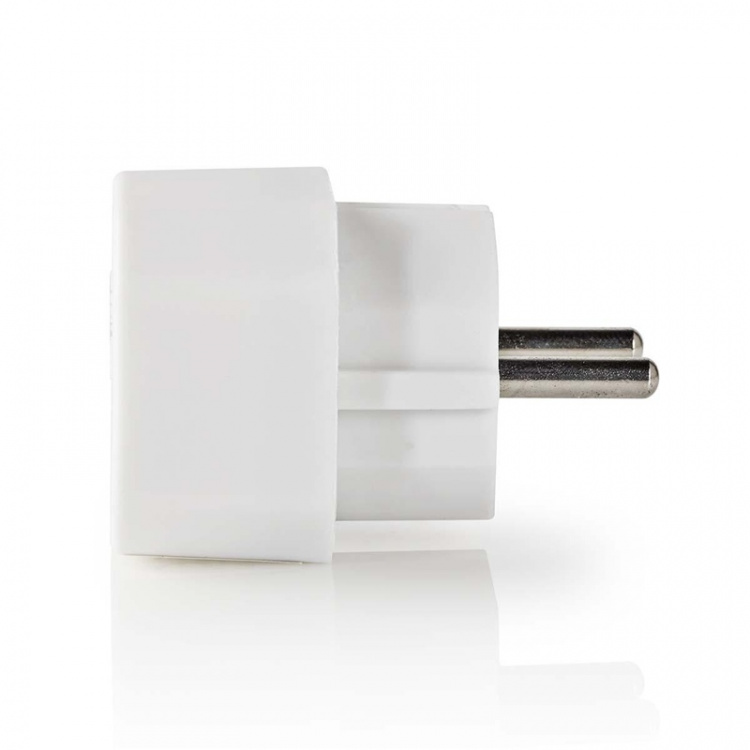 Nedis Eluttag Splitter | Typ F (CEE 7/7) | 250 V AC 50 Hz | Fransk / Type C (CEE 7/16) | 250 V AC 50/60 Hz | 2.5 A | 1100 W | Vit Nedis Eluttag Splitter | Typ F (CEE 7/7) | 250 V AC 50 Hz | Fransk / Type C (CEE 7/16) | 250 V AC 50/60 Hz | 2.5 A | 1100 W | Vit