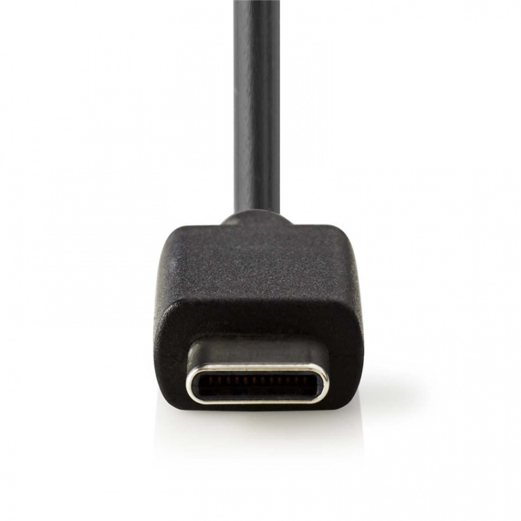 Nedis Väggladdare | 15 W | Snabbladdnings funktion | 1x 3.0 A | Antal utgångar: 1 | USB-C™ (Fast) Kabel | 1.50 m | Single Voltage Output | Svart