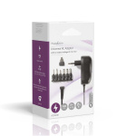 Nedis Universal nätadapter | 12 W | 3 - 12 V DC | 1.80 m | 2.0 A | 6 plug(s) | Svart