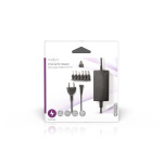 Nedis Universal nätadapter | 27 W | 3 - 12 V DC | 3.60 m | 2.25 A A | 6 plug(s) | Svart