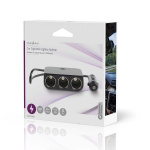 Nedis Universal DC Power Adapter | Biladapter | 150 W | Inspänning: 12 V DC | 12 V DC | Maximal utgångsström per port: 4.0 A | Svart