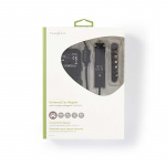 Nedis Universal nätadapter | 36 W | 0 - 12 V DC | 1.20 m | 5.0 A | 7 plug(s) | Svart Nedis Universal nätadapter | 36 W | 0 - 12 V DC | 1.20 m | 5.0 A | 7 plug(s) | Svart