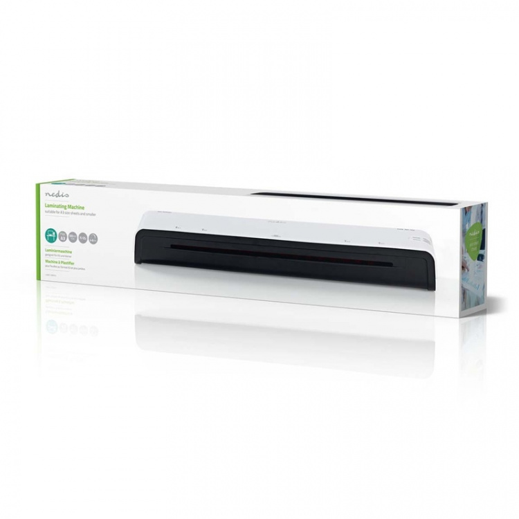 Nedis Laminator | Varmt kallt | A3 | 300 mm/min | Strömadapter | Vit Nedis Laminator | Varmt kallt | A3 | 300 mm/min | Strömadapter | Vit
