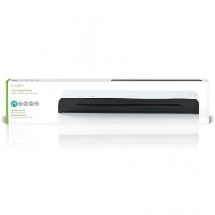 Nedis Laminator | Varmt kallt | A3 | 300 mm/min | Strömadapter | Vit Nedis Laminator | Varmt kallt | A3 | 300 mm/min | Strömadapter | Vit