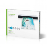 Nedis Lamineringsfilm | A4 | Tjocklek: 100 µm | Packad per: 100 st. | Plast | Transparent