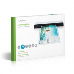 Nedis Lamineringsfilm | A4 | Tjocklek: 100 µm | Packad per: 100 st. | Plast | Transparent