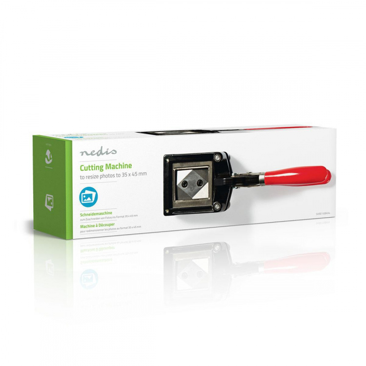 Nedis Passfoto klippare | 35 x 45 mm | Metall | Röd / Svart Nedis Passfoto klippare | 35 x 45 mm | Metall | Röd / Svart