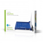 Nedis Dokumentförstörare | Max. skärstorlek: 297 x 420 mm | Typ av kniv: Metall | Metall | Blå / Svart Nedis Dokumentförstörare | Max. skärstorlek: 297 x 420 mm | Typ av kniv: Metall | Metall | Blå / Svart