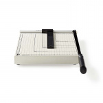 Nedis Dokumentförstörare | Max. skärstorlek: 210 x 297 mm | Typ av kniv: Metall | Metall | Svart / Vit