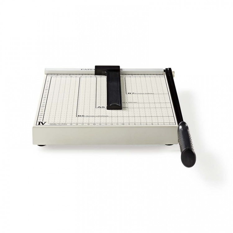 Nedis Dokumentförstörare | Max. skärstorlek: 210 x 297 mm | Typ av kniv: Metall | Metall | Svart / Vit