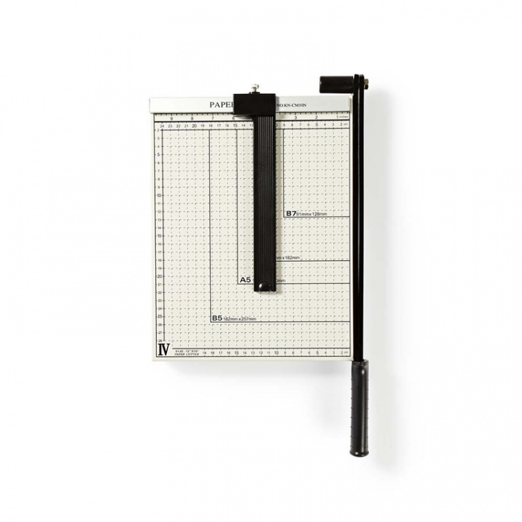 Nedis Dokumentförstörare | Max. skärstorlek: 210 x 297 mm | Typ av kniv: Metall | Metall | Svart / Vit