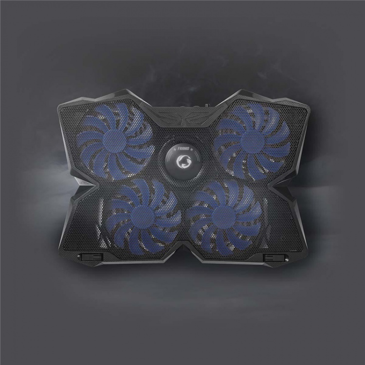 Kylare till bärbar speldator | 4 USB-drivna fläktar | 15-19 tum | USB, genomkopp