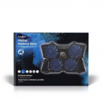 Kylare till bärbar speldator | 4 USB-drivna fläktar | 15-19 tum | USB, genomkopp