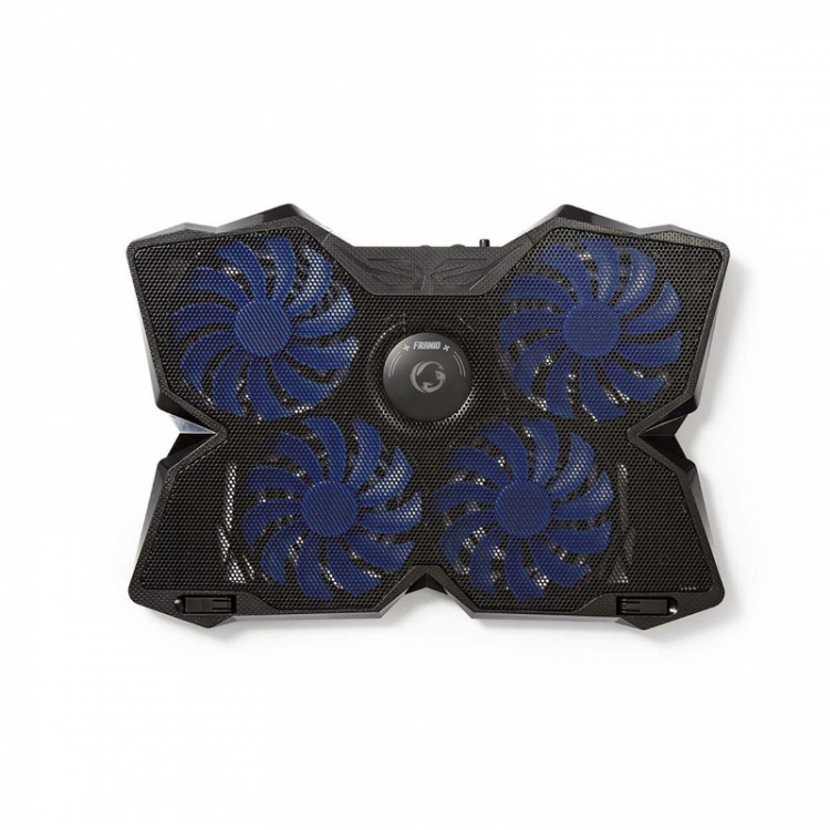 Kylare till bärbar speldator | 4 USB-drivna fläktar | 15-19 tum | USB, genomkopp