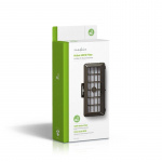 Nedis Ersättnings Active HEPA-filter | Ersättning för: Bosch / Siemens | Svart / Vit