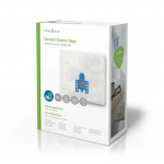 Nedis Dammsugarpåse | 12 st. | Syntetisk | Säljs mest för: Miele | Vit